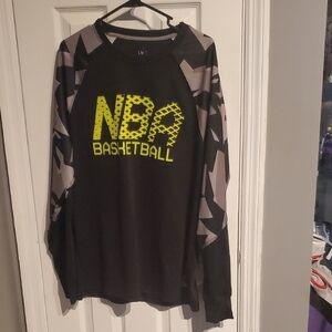 NBA Black and Silver Logo Shirt